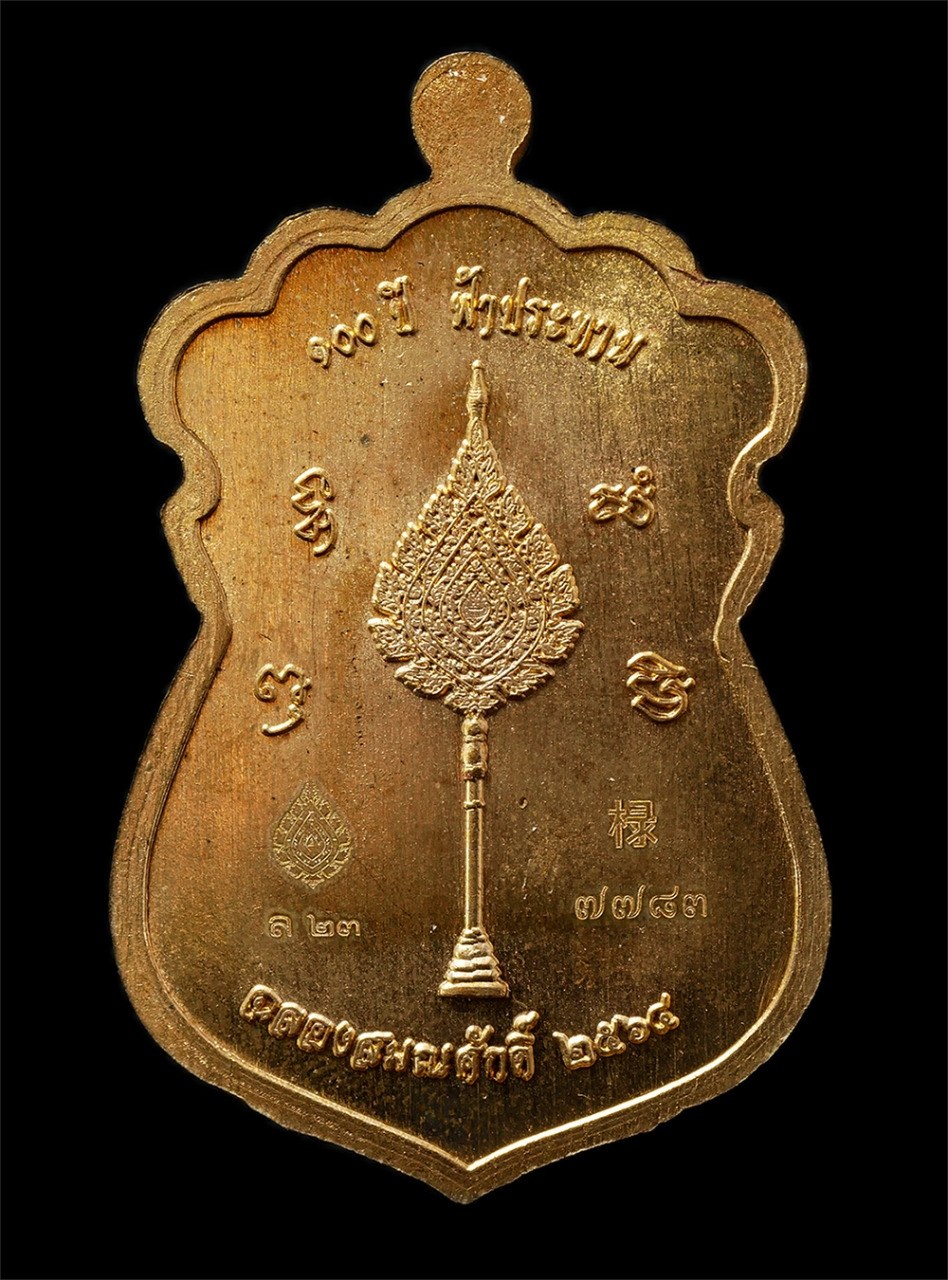 2569-06-03 (78)ap.jpg - เหรียญเสมา 100 ปี ฟ้าประทาน ฉลองสมณศักดิ์ หลวงปู่พัฒน์ วัดห้วยด้วน อ.หนองบัว จ.นครสวรรค์ ปี2564 เหรียญเนื้อทองสัตตะ หน้ากากทองแดงรมดำ ตอกโค๊ด หมายเลข  [..] | https://kamulet.in.th